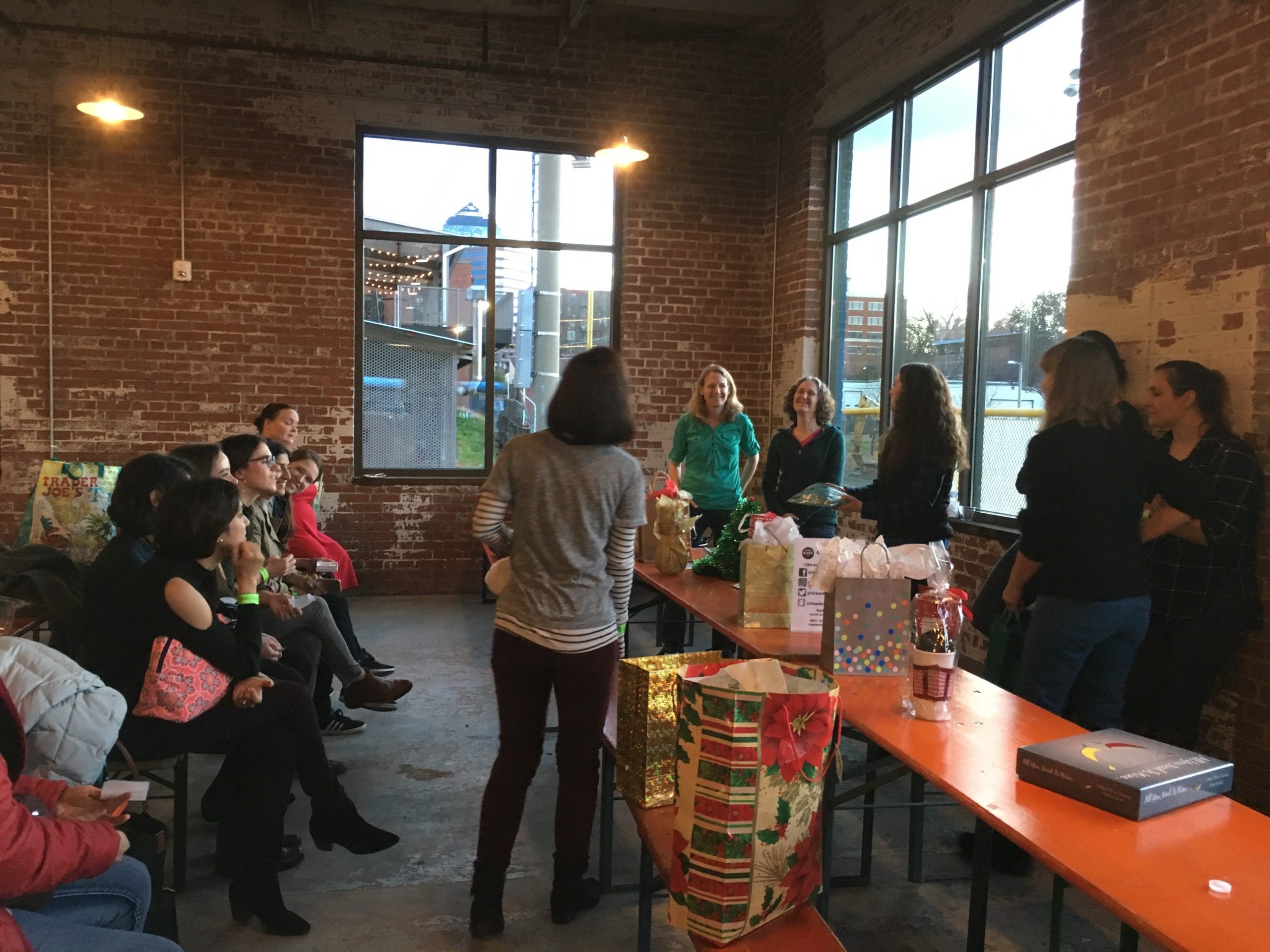 Photo from 2018 Ax throwing and white elephant exchange