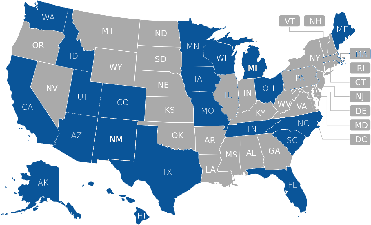 US map