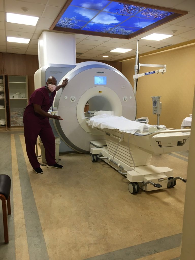 MRI staff with machine 2