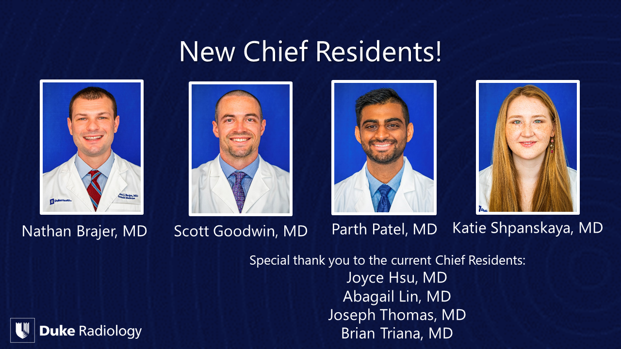 Chief residents headshots