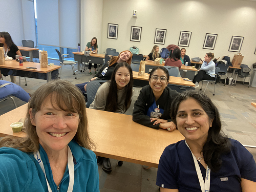 Women Radiologists in a classroom