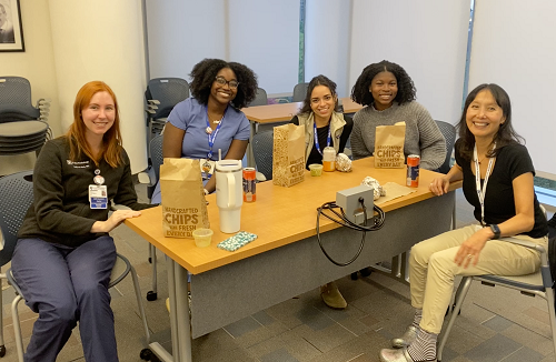 Women Radiologists in a classroom