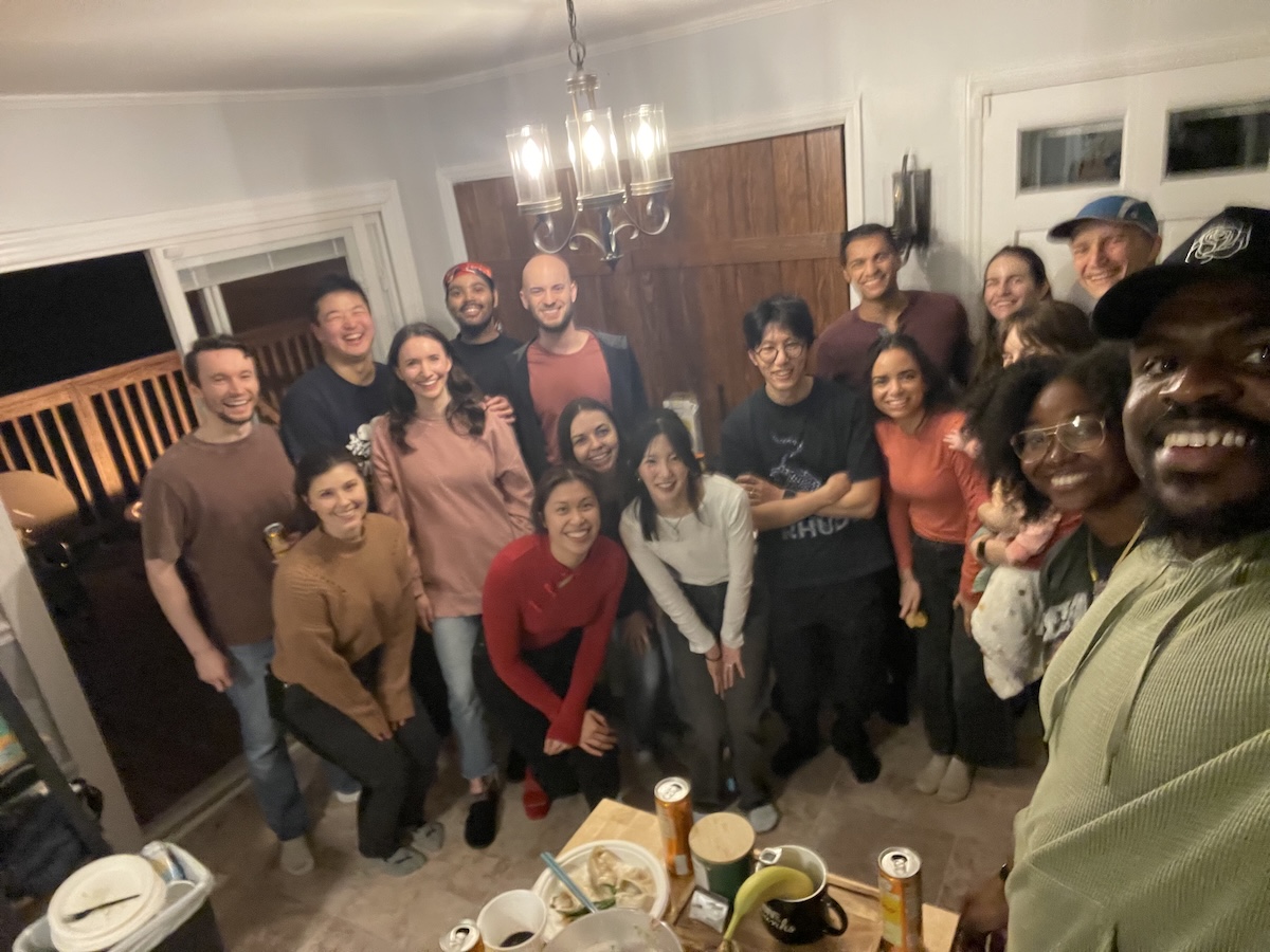 Group of people at a party