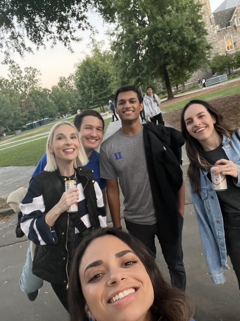 People outside