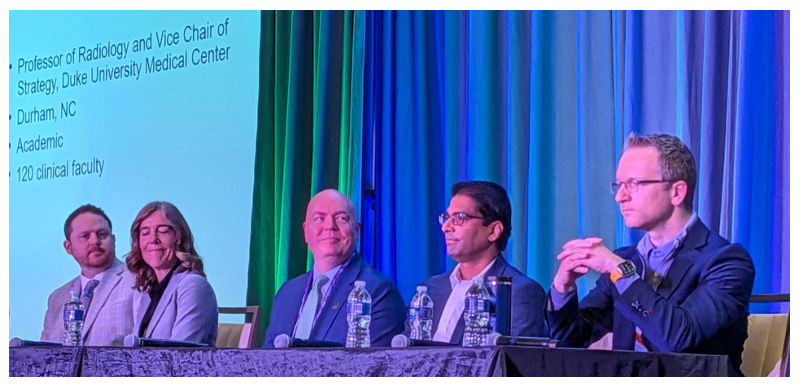 Jared Christensen and others on a panel