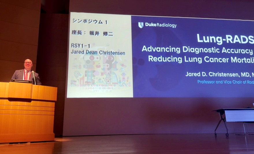 Jared Christensen gives talk at JRS