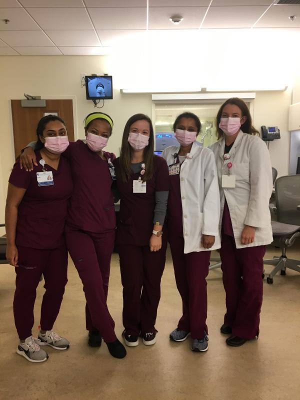 Nat Rad Tech Week - PET 1 - group picture of 5 staff