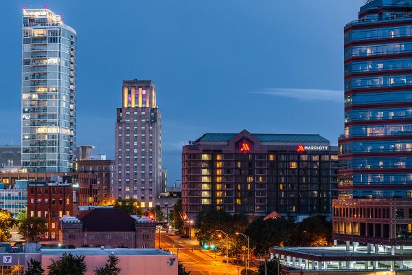 Photo of downtown durham