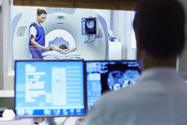 Radiologist and computer
