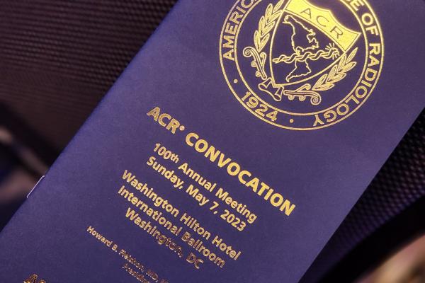 Program from ACR Convocation
