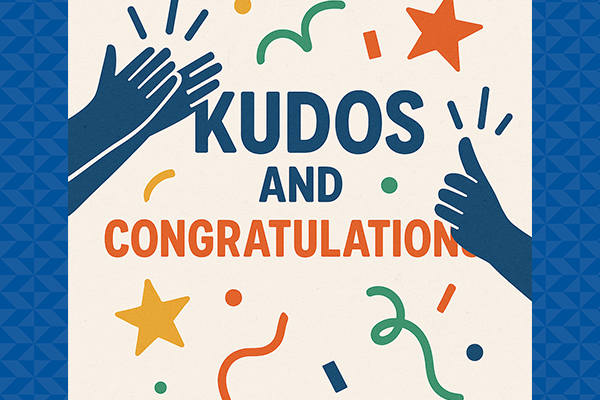 Kudos and congratulations 
