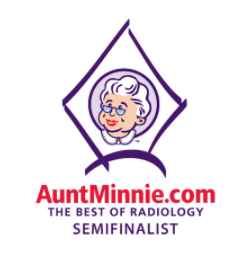 Aunt Minnie Best of Radiology Semifinalist graphic