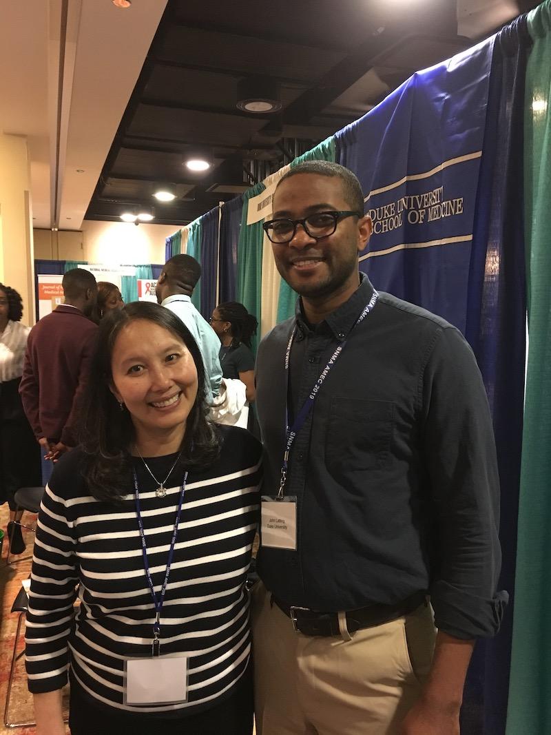 Dr. John Latting and Dr. Lisa Ho at the conference