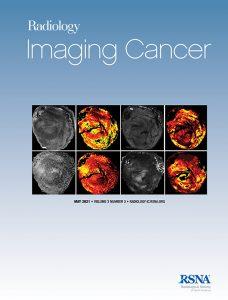 Radiology: Imaging Cancer cover