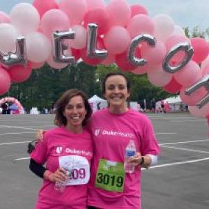 Photo of radiologists at annual Susan G. Komen race for the cure event