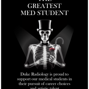 Duke Med Student Faculty Show flyer