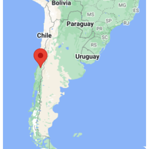 Map image of Chile