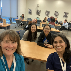 Women Radiologists in a classroom